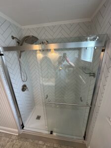 1 day shower installation in Huntington, WV.