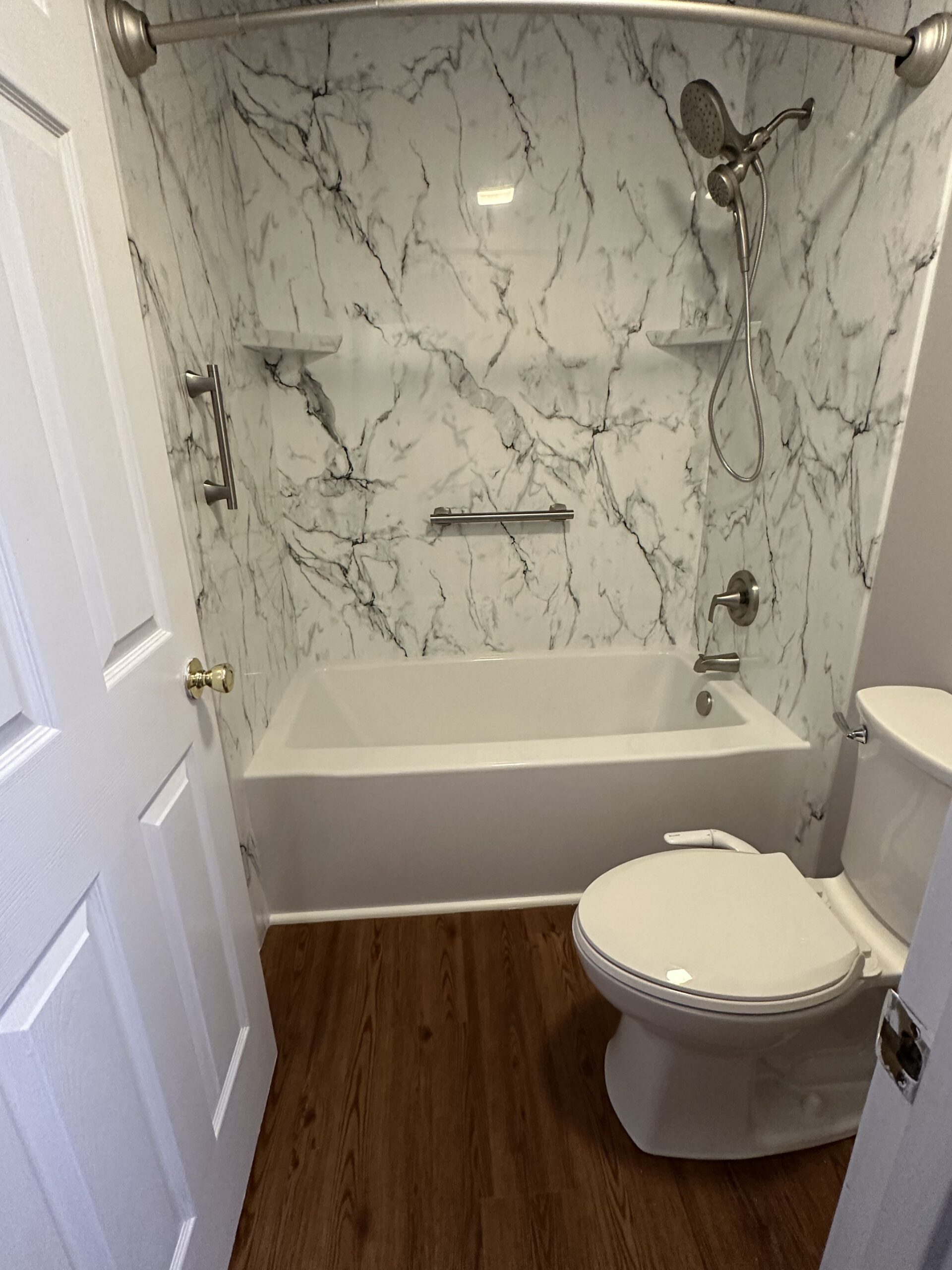 Shower installation in Mason, OH.