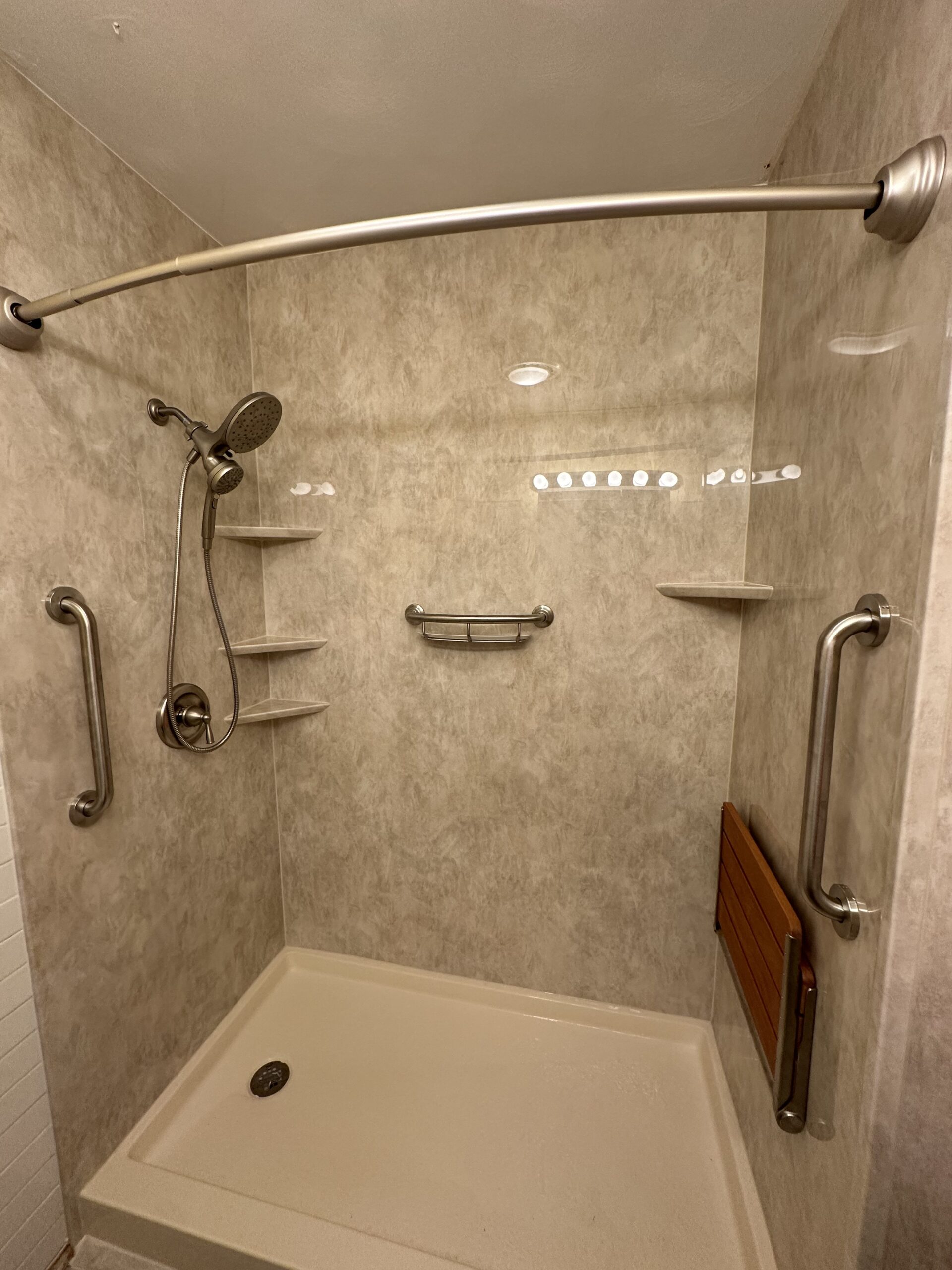 1 day tub to shower conversion in Springboro, OH.